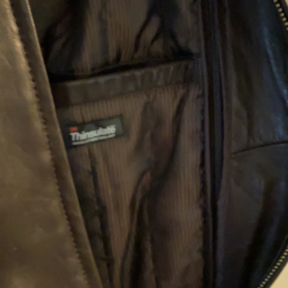 Wilsons Leather coat sz XL brown euc - Picture 3 of 8